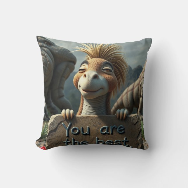 Coussin You are the Best"  (Recto)