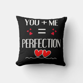 Coussin You + Me = Perfection - Mignonne Conception Couple