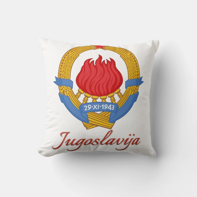 Coussin Yougoslavie/Jugoslavija (Recto)