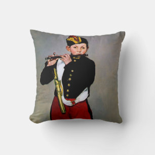 Coussin Young Flutist, The Fifer, Edouard Manet, 1866