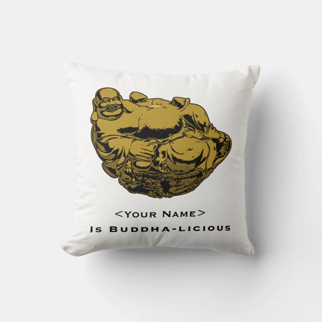 Coussin <Your Name>Est lactique par Bouddha (Recto)