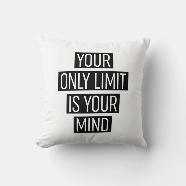 Coussin Your Only Limit (Recto)