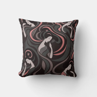Coussin Yumeji Inspired Cushion – Hirado Woman Motif