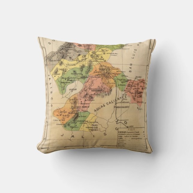 Coussin Zacatecas, Mexique (Recto)
