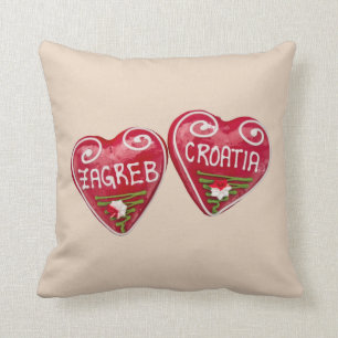 Coussin Zagreb, Croatie : Licitar en forme de coeur