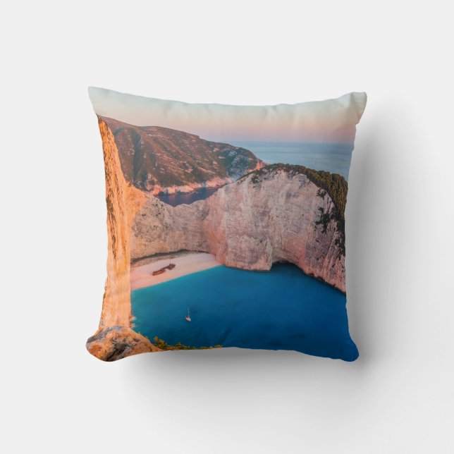 Coussin Zakynthos, Grèce. (Recto)