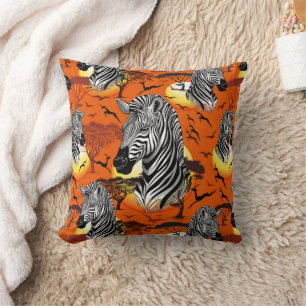 Coussin Zebra African Savanna Wild Animal