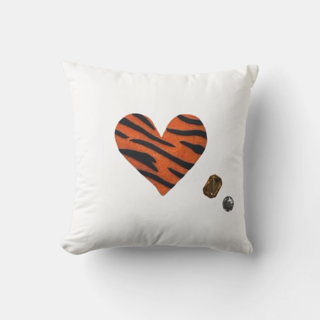 Coussin Zebra-heart (Recto)