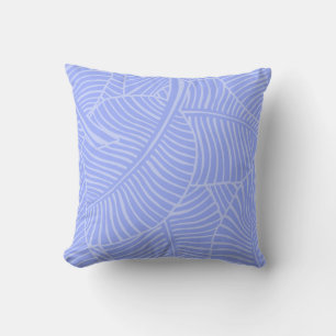 Coussin Zebra Palm Hawaiian Tropical Peri et Silver