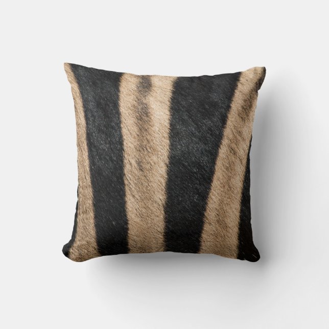 COUSSIN ZEBRA POSTER DE ANIMAL STRIPE (Recto)