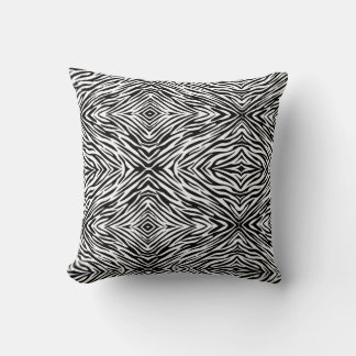 Coussin Zebra Print Throw Pillow
