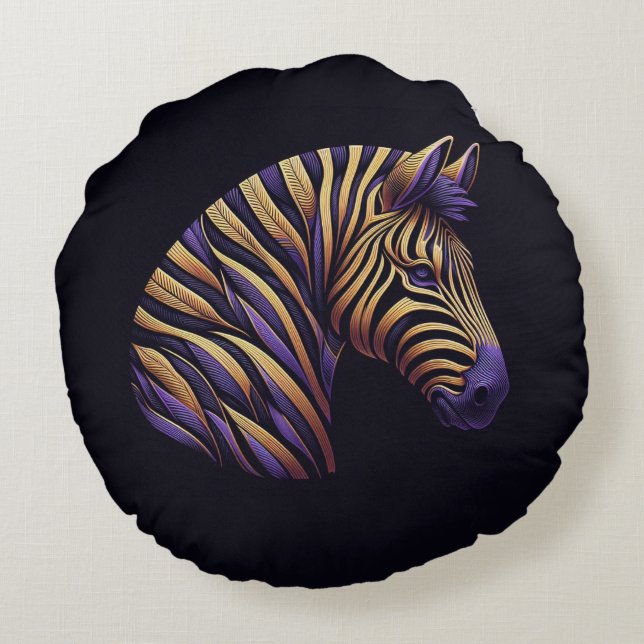 Coussin Zebra purple (Dos)