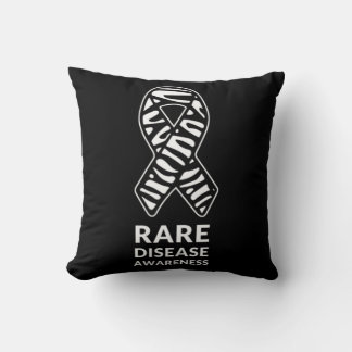 Coussin Zebra Ribbon Sensibilisation Rare Maladie Minimali