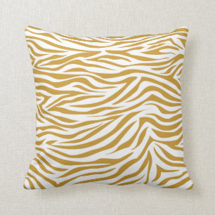 Coussin Zèbre Brown de safari du Soudan