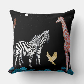 Coussin Zèbres uniques