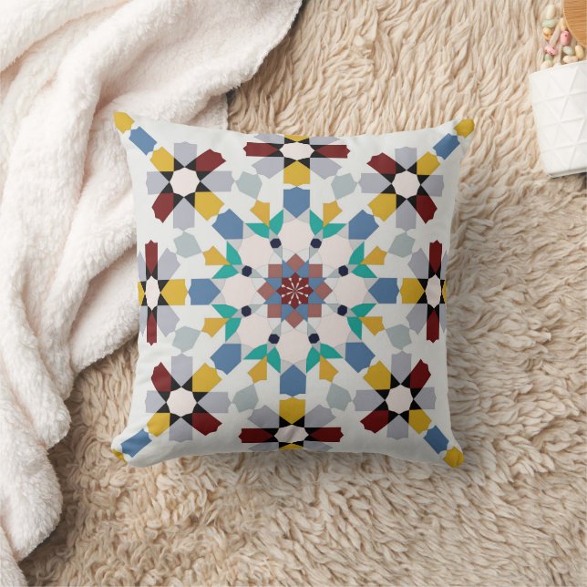 Coussin Zelije marocain ! Zellige marocain (Couverture)