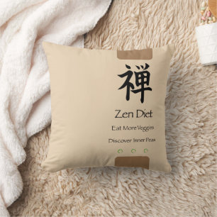 Coussin Zen Diet Mangez Plus De Légumes Que BG