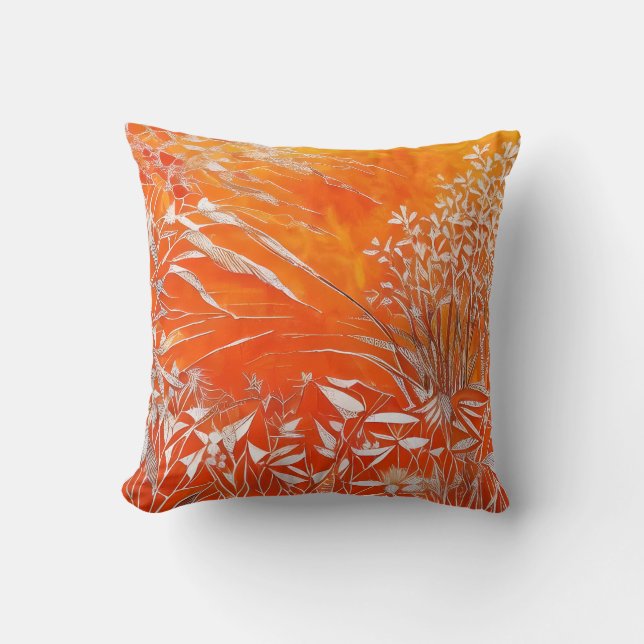 Coussin Zen Spirit Orange (Recto)