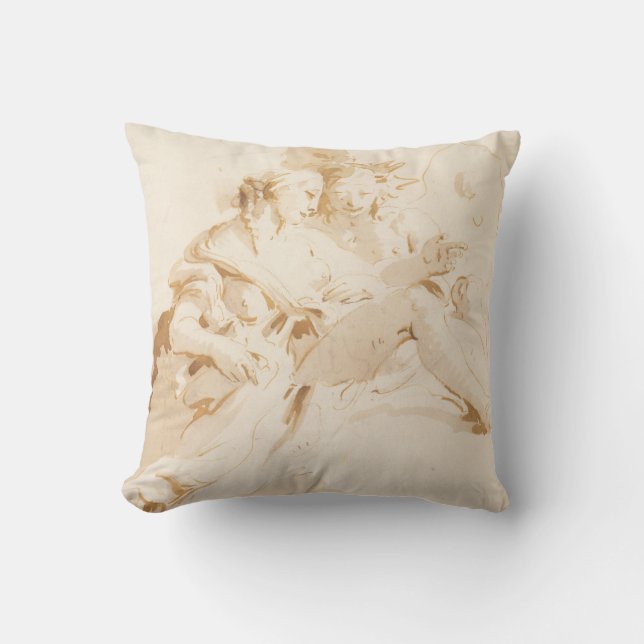 Coussin Zéphyr et Flora (Recto)