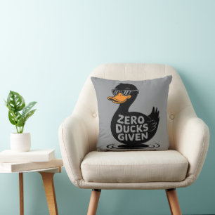 Coussin Zéro Canards Donné - Drôle Cool Conception de Cana