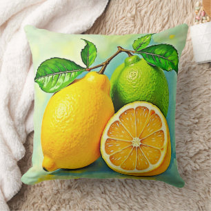 Coussin Zesty Citrus Burst Sunshine Design
