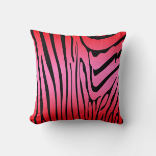 Coussin Zesty Zebra Red