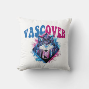 Coussin Zidika vascover loup Essentiel
