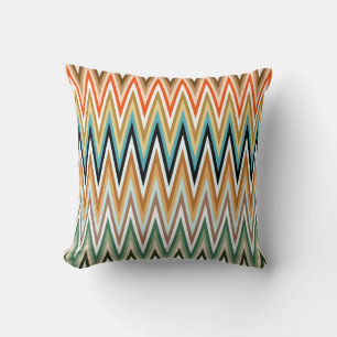 Coussin Zigzag Multicolor Motif