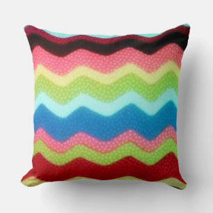 Coussin Zigzags colorés