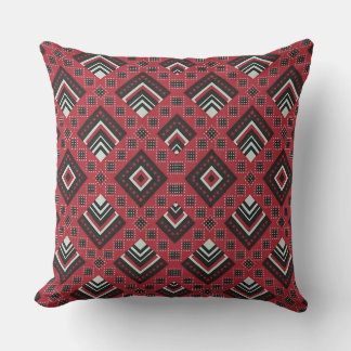 Coussin Zimbabwean Traditional Jira reRetso African Print 