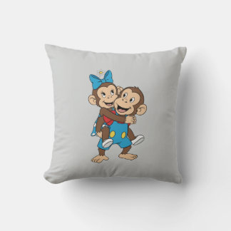 Coussin zina sur le dos de mimo