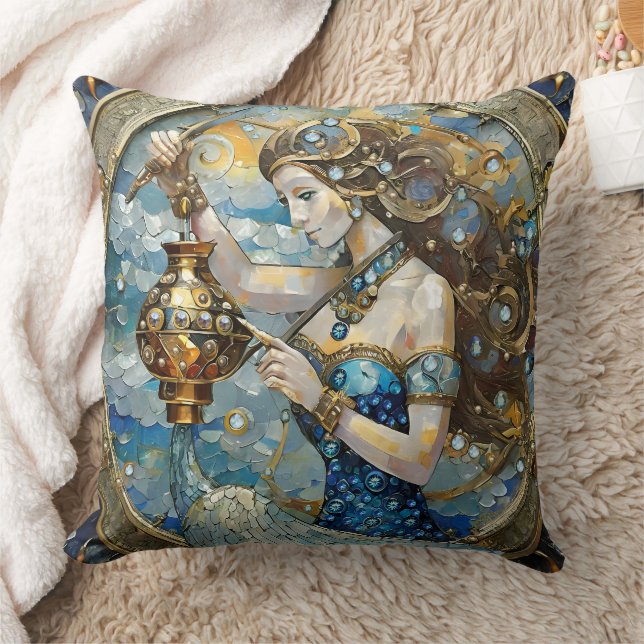 Coussin Zodiac - Aquarius Le Porteur D'Eau (Couverture)