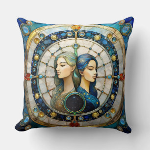 Coussin Zodiac - Gemini Les Jumeaux