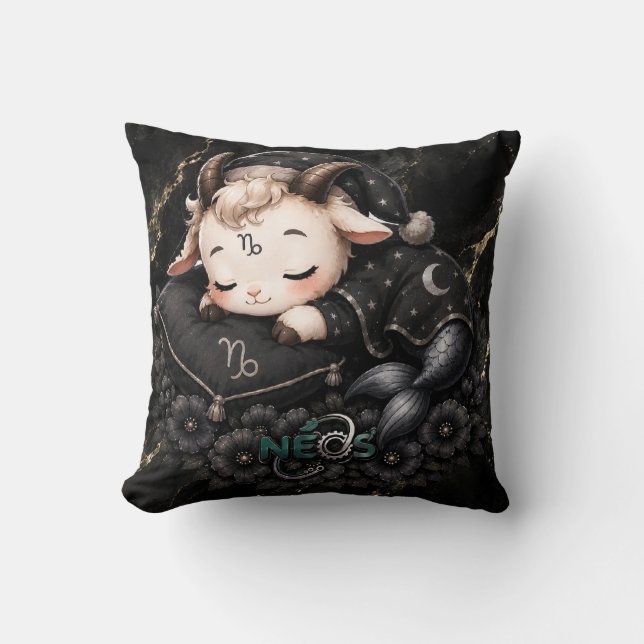 Coussin Zodiaque Kawaii Neos Capricorne (Recto)