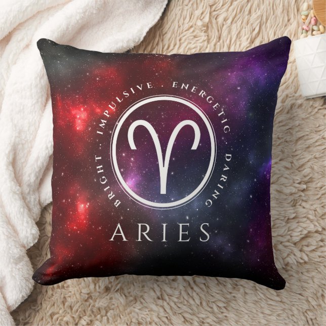 Coussin Zodiaque occidental Starfield Aries Ram (Couverture)