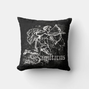 Coussin Zodiaque Sagittaire Vintage