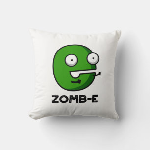 Coussin Zomb-E Drôle Halloween Zombie Alphabet Pun