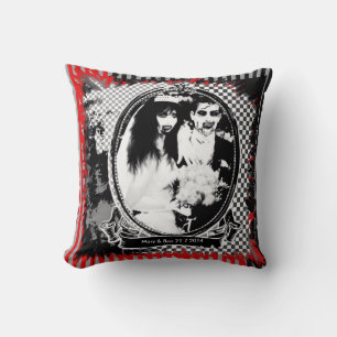 Coussin ZOMBIE mariage marié personnalisé