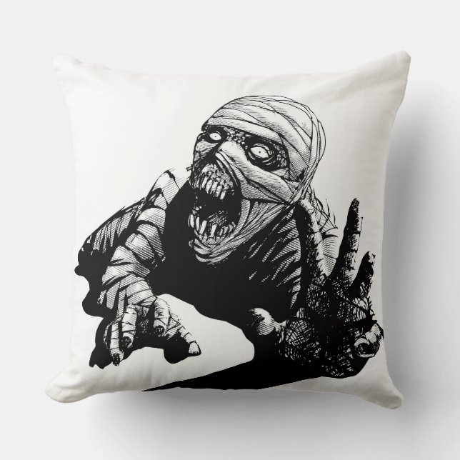 Coussin Zombie momifié (Recto)