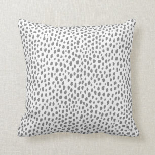Coussin Zones grises de Dalmatie (gris/blanc)