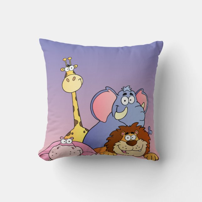 Coussin Zoo Animaux (Recto)