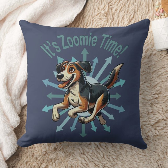 Coussin Zoomie Time Medium Mutt (Couverture)