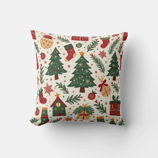 coussins à motifs de Noël (Recto)