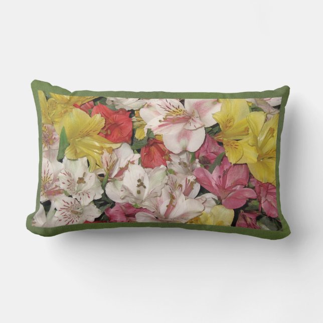 Coussins American MoJo Fleurs Colorées (Recto)