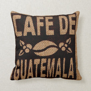 COUSSINS AMOUREUX DU CAFÉ, SAC DE CAFÉ BURLAP
