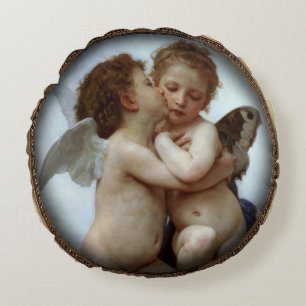 Coussins antiques ronds d'art