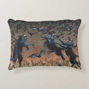 Coussins Batting Cat