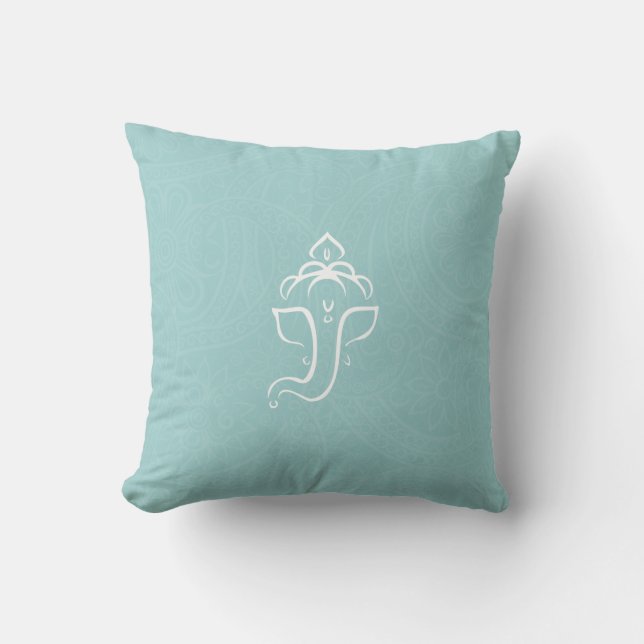 Coussins Blue Ganesha (Recto)