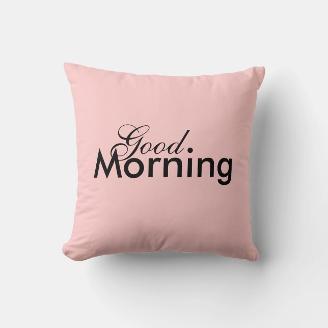 Coussins bonjour/bonne nuit (Recto)