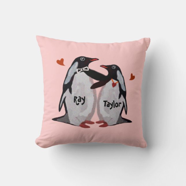 Coussins d'amour de pingouin (Recto)